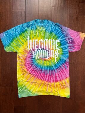 We Came as Romans Tie Dye Band T-Shirt, Size Large, NWOT